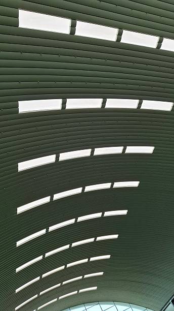 istock roof with structures to allow sunlight to pass through 2232250048
