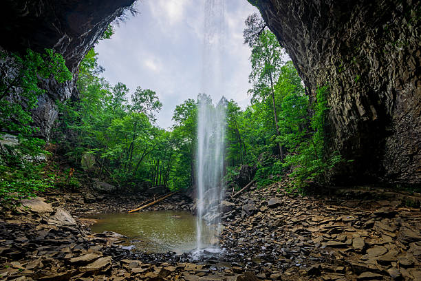 Ozone Falls is a 110-foot waterfall in Tennessee located on the Cumberland Plateau near Crab Orchard.