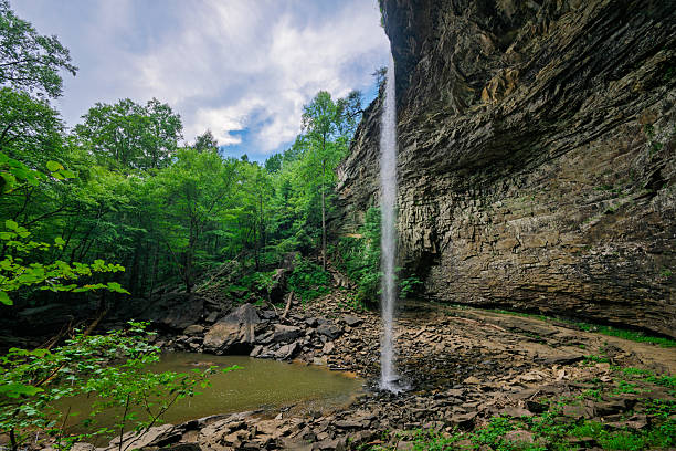 Ozone Falls is a 110-foot waterfall in Tennessee located on the Cumberland Plateau near Crab Orchard.