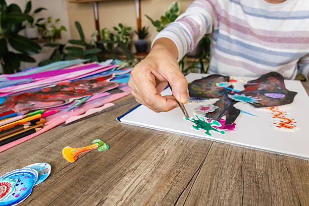istock Careful placement of art pieces 2232254079