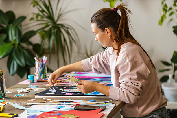 istock Artist at work in a green studio 2232256188