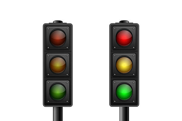 istock Realistic Traffic Light, Vector Illustration. Traffic Signal Vector Icon with Red, Yellow, Green Lights. Road Sign, Safety Signal, Stoplight Graphic, Street Light Vector for City and Road Design 2232261940