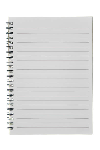 istock Spiral notebook with lines on white isolated background 2232262560