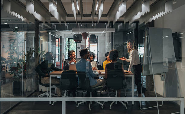 istock Business meeting in modern corporate office 2232266709