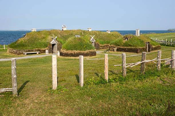 istock L’Anse aux Meadows Viking settlement reconstruction Newfoundland Canada 2232274248