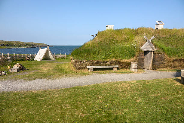 istock L’Anse aux Meadows Viking settlement reconstruction Newfoundland Canada 2232274284