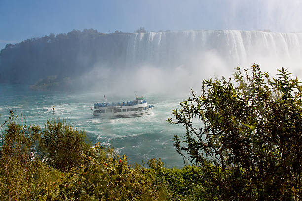 Misty Niagara Falls Canada on a Summer Day