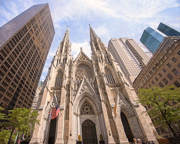 istock St. Patrick's Cathedral exterior view in Manhattan, New York 2232288992