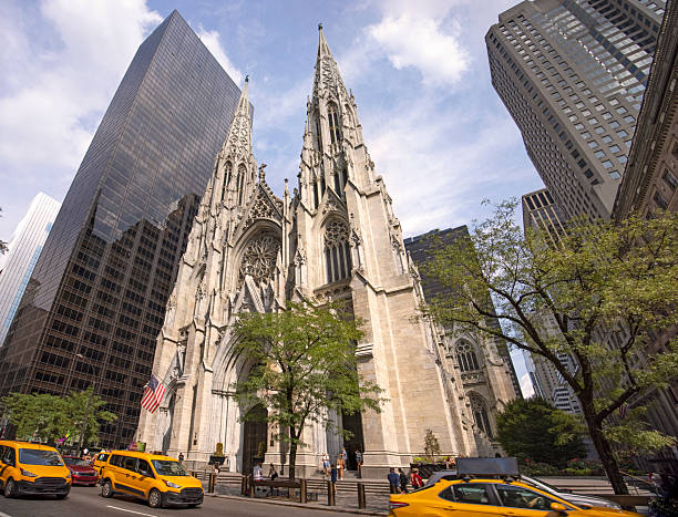 istock St. Patrick's Cathedral exterior view in Manhattan, New York 2232288995