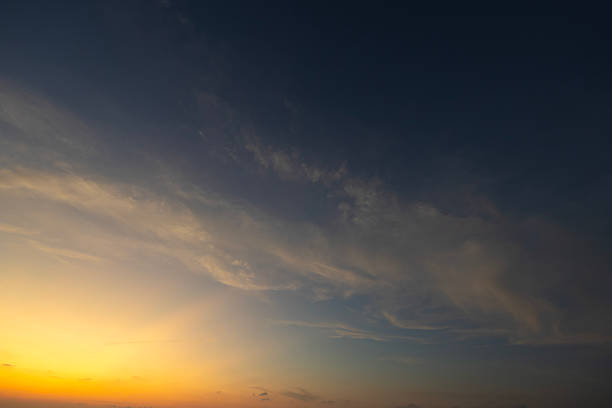 istock Dramatic Sunset Sky with Colorful Clouds at Twilight 2232296198