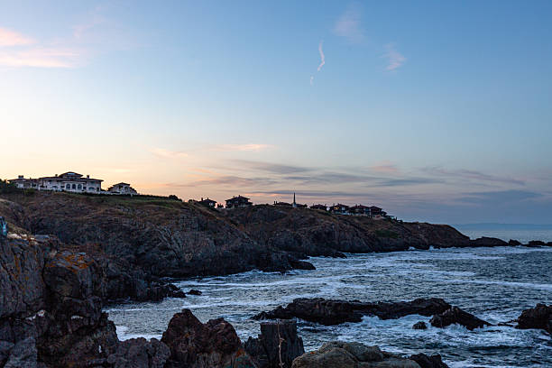 istock View to the rocks and see on coast 2232304340
