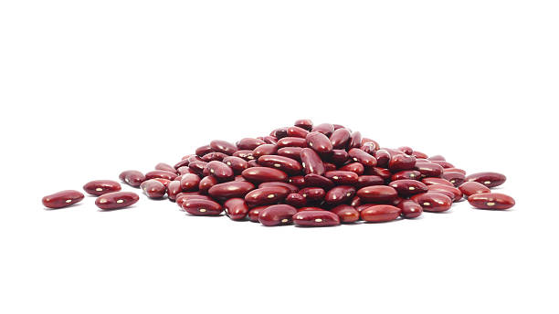 istock Red kidney beans isolated on white background 2232304463