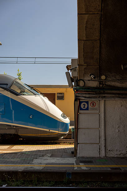 istock Train at Monterosso Station – Modern Transit in Cinque Terre 2232307092