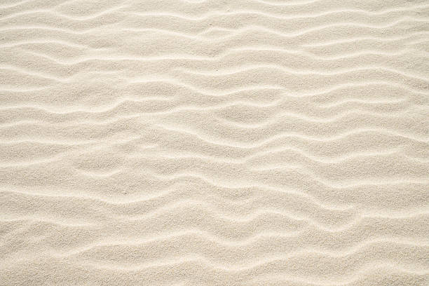 istock Light beige sand with wavy drifts. Natural surface as a background. 2232313602