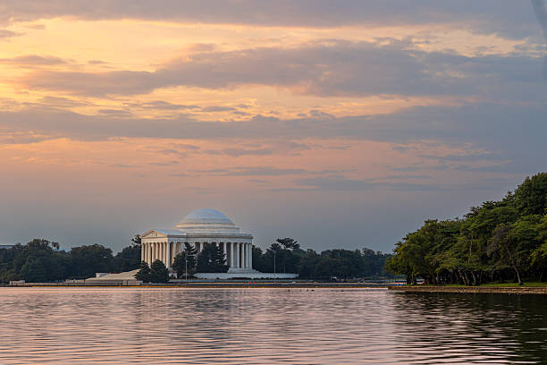 istock Jefferson Memorial at sunrise reflected in Tidal Basin, Washington DC 2232316247