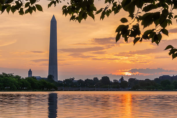 istock Washington Monument and Reflecting Pool at sunrise in Washington DC 2232316251