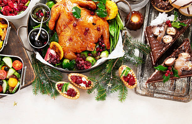 istock Elegant table setting for a festive meal. Christmas dinner. 2232318513