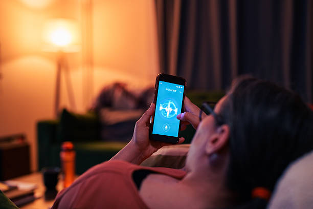 istock Woman using chatbot voice assistant on smartphone at home 2232318742