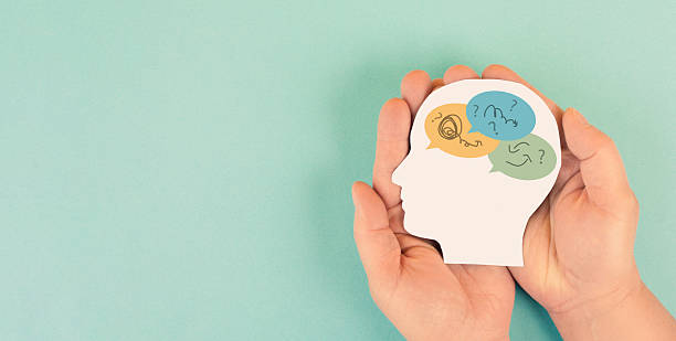 istock Mind, question mark and speech bubble, education,  business concept, confusion, brain searching for answers, brainstorming new idea and solution 2232322455