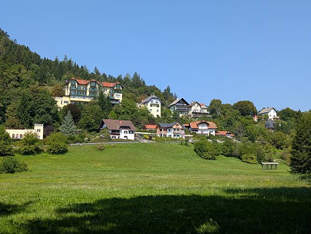Hillside Houses in Tranquil Countryside