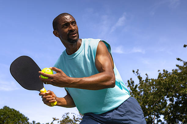 istock Preparing to Serve During a Game of Pickleball 2232324903
