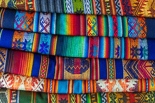istock Native Andes textiles, Otavalo market, Ecuador 2232325583