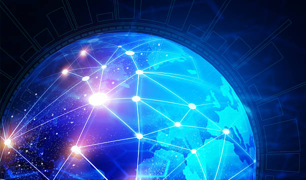 istock Global business network, digital world 2232329188