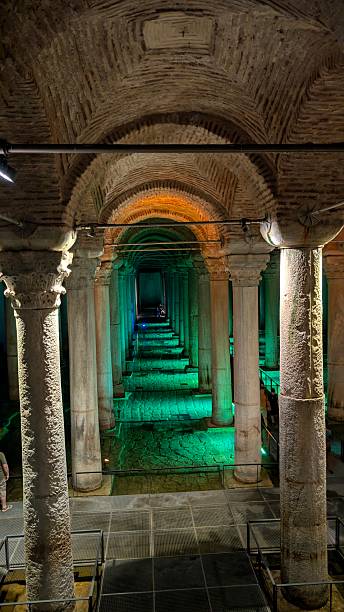 istock Basilica Cistern in Istanbul – Ancient Columns and Reflections 2232342010