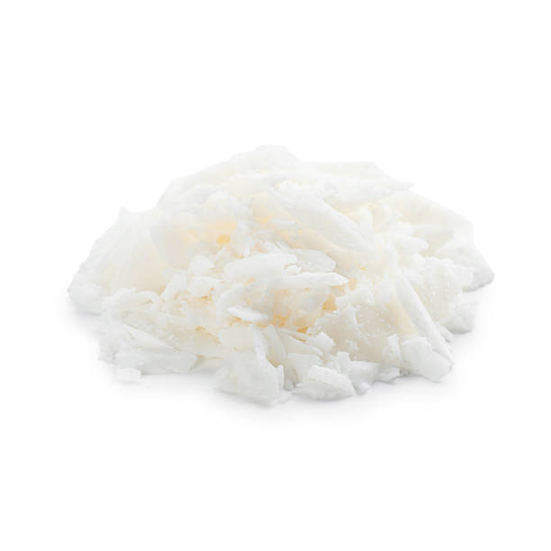 istock Pile of soy wax isolated on white 2232346255