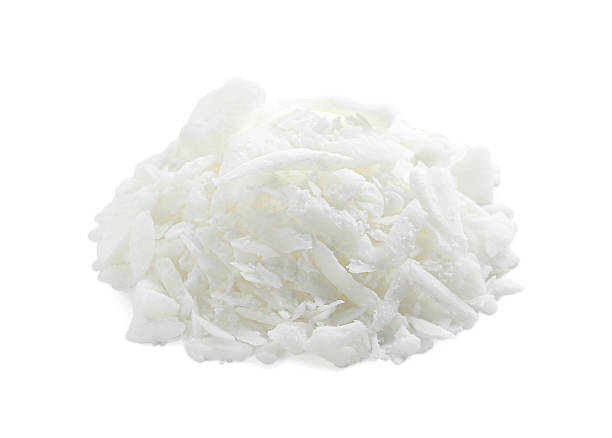 istock Pile of soy wax isolated on white 2232346272