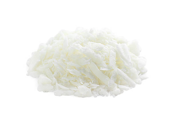 istock Pile of soy wax isolated on white 2232346296