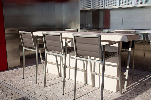 istock Beach bar, high chair, interior design. 2232349163