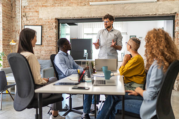 istock Diverse business team engaging in a productive meeting 2232355364