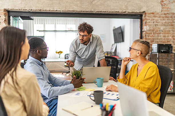 istock Startup business team brainstorming during meeting in modern office 2232355403