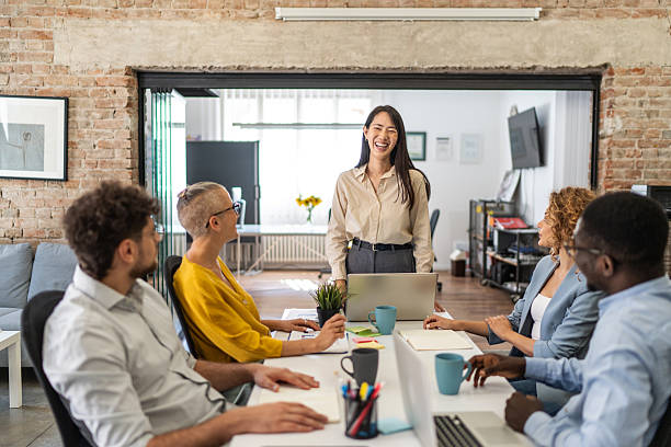 istock Diverse business team collaborating on project in modern office 2232355834