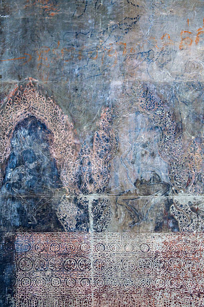 istock Intricate Wall Art Patterns in Angkor Wat, Cambodia 2232358297