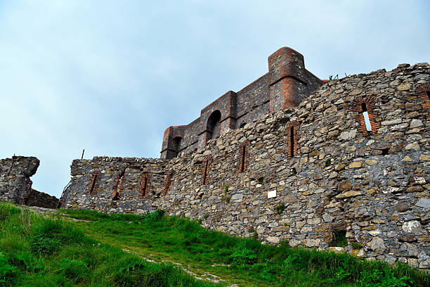 Well preserve historic french Fort Napoleon located on the island of Terre-De-Haut, Les Saintes, Guadeloupe