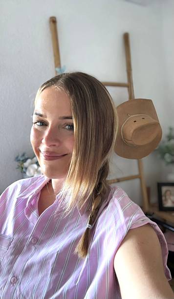Cowgirl taking a selfie
