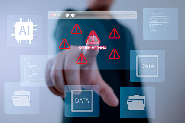 istock System Warning Alert, Cybersecurity Risk and AI Data Breach in Digital Environment 2232368860