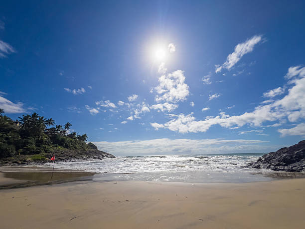 Sea waves, low tide at Sulu sea.Palawan Island - Philippines.