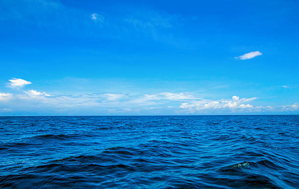 istock Beautiful sky and blue sea 2232379490