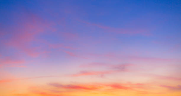 istock Morning cloud and sky background texture,colorful clouds and sky,Dusk, Sunset Sky Clouds in the Evening with colorful Orange, Yellow, Pink and red sunlight and Dramatic storm clouds on Twilight sky, Landscape horizon. 2232389859