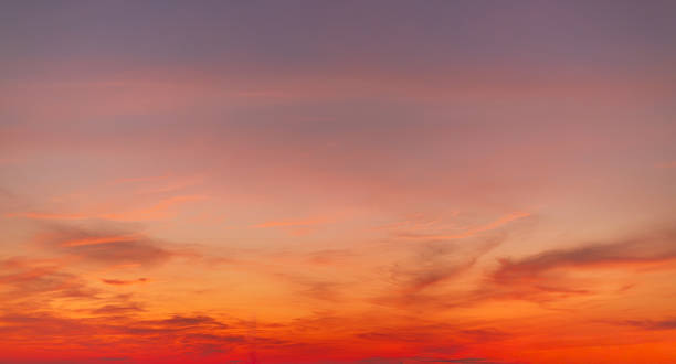 istock Morning cloud and sky background texture,colorful clouds and sky,Dusk, Sunset Sky Clouds in the Evening with colorful Orange, Yellow, Pink and red sunlight and Dramatic storm clouds on Twilight sky, Landscape horizon. 2232389868