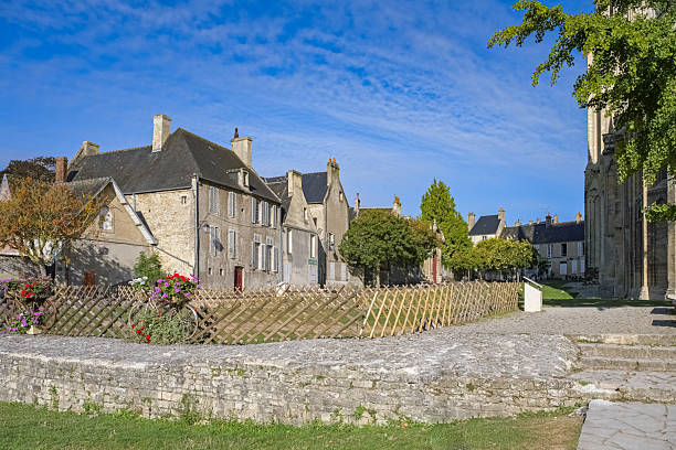istock Bayeux, typical houses in the center 2232390168