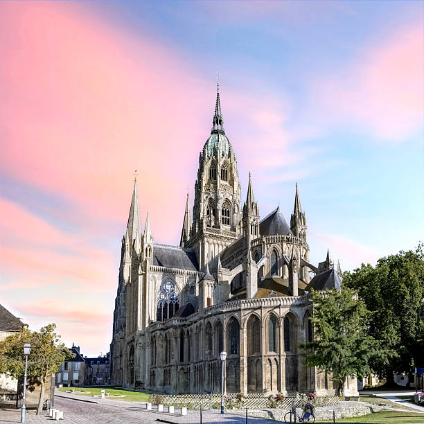 Bayeux, Normandy, the Notre-Dame cathedral in the historic center
