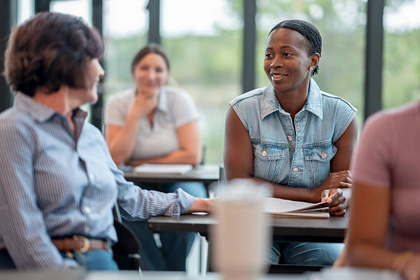 istock Diverse Group of Women Engaged in Active Learning Discussion in a Classroom 2232403839