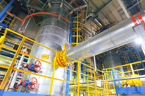 istock Absorbers and dehydrators at LNG production plant. 2232412045