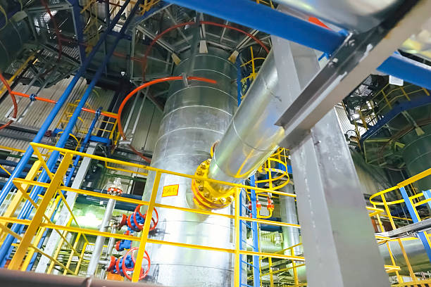 istock Absorbers and dehydrators at LNG production plant. 2232413736