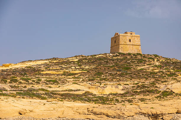 Fort Chambray, located near Mġarr Harbour in Gozo, Malta, is an 18th-century bastioned fortification built in 1749 under Grand Master Jacques François de Chambray. Originally intended as a fortified town to replace the ancient Cittadella, its development stalled, and it instead served as a military stronghold and later as a hospital during the British period. Perched on a strategic plateau, the fort offers panoramic views of Mġarr Harbour and the surrounding seas. Today, it has been repurposed into a residential and tourism complex, blending historical architecture with modern development.