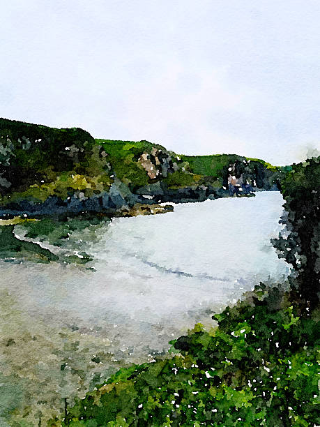 istock Painted in Waterlogue beautiful scenery around Wales 2232428686